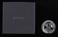 Waterford Cleveland Indians Crystal Baseball with Original Box at PristineAuction.com