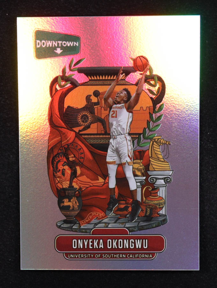 Onyeka Okongwu 2020-21 Panini Prizm Draft Picks Downtown #11 RC
