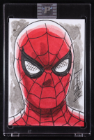 Spider-Man | Marvel | Original Art Sketch Card by Tom Hodges (1/1 Original Art) at PristineAuction.com