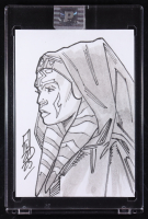 Ahsoka Tano | Star Wars | Original Art Sketch Card by Tom Hodges (1/1 Original Art) at PristineAuction.com