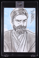Obi-Wan Kenobi | Star Wars | Original Art Sketch Card by Tom Hodges (1/1 Original Art) at PristineAuction.com