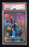Josh Allen 2024 Donruss Optic Downtown #2 (PSA 9) at PristineAuction.com