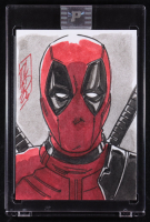 Deadpool | Marvel | Original Art Sketch Card by Tom Hodges (1/1 Original Art) at PristineAuction.com
