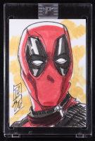 Deadpool | Marvel | Original Art Sketch Card by Tom Hodges (1/1 Original Art) at PristineAuction.com