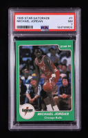 Michael Jordan 1985 Star Gatorade Slam Dunk #7 (PSA 7) at PristineAuction.com