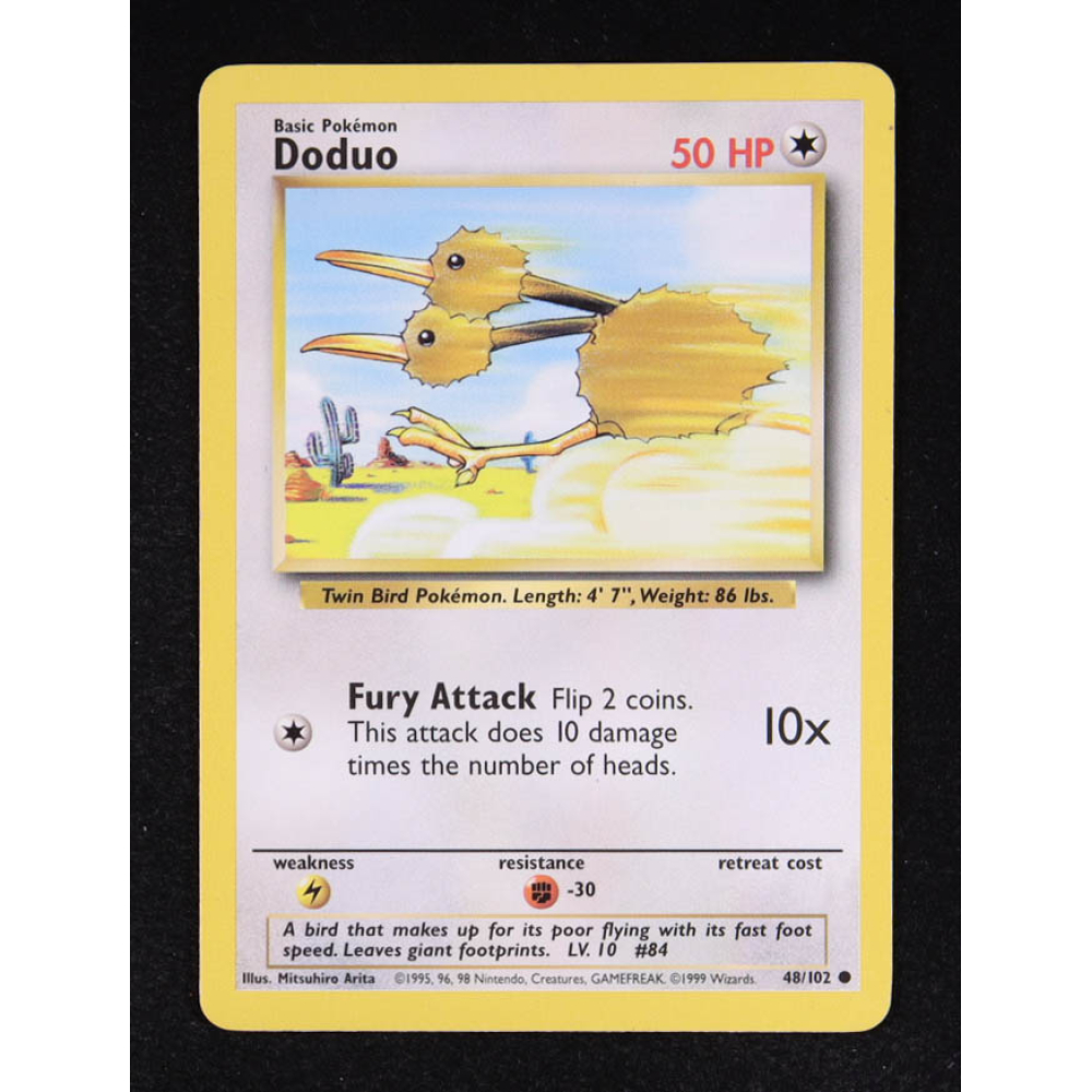Doduo 1999 Pokemon Base #48 at PristineAuction.com