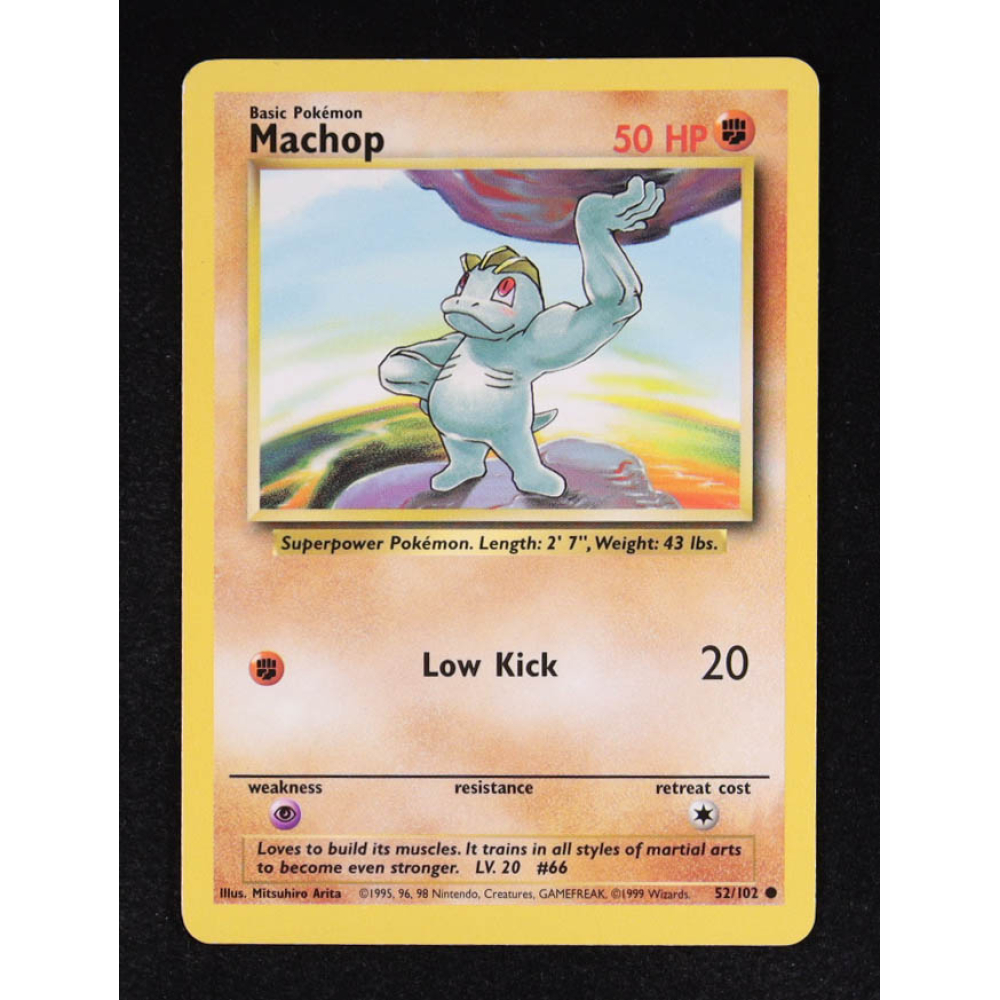 Machop 1999 Pokemon Base #52 at PristineAuction.com