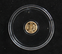 1/500 oz .9999 Fine Gold Bullion Round - MPM Egyptian Eye of Ra at PristineAuction.com