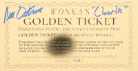 Peter Ostrum Signed "Willy Wonka & the Chocolate Factory" Golden Ticket Inscribed "Charlie" (Beckett) at PristineAuction.com