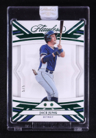 Jace Jung 2023 Panini Flawless Emerald Dual Gems #23 RC #5/5 at PristineAuction.com