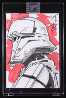 Tanktrooper | Star Wars | Original Art Sketch Card by Tom Hodges (1/1 Original Art) at PristineAuction.com