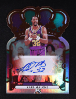 Karl Malone 2023-24 Crown Royale Crown Autographs #7 #74/75 at PristineAuction.com