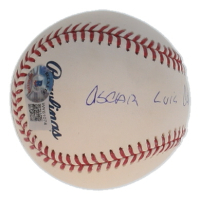 Oscar Colas Signed OML Baseball (Beckett) at PristineAuction.com