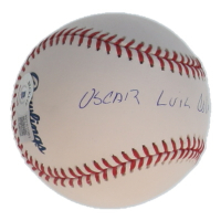 Oscar Colas Signed OML Baseball (Beckett) at PristineAuction.com