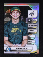 Nick Kurtz 2024 Bowman Chrome Draft Draft Night Refractors #BDN3 RC #064/250 at PristineAuction.com