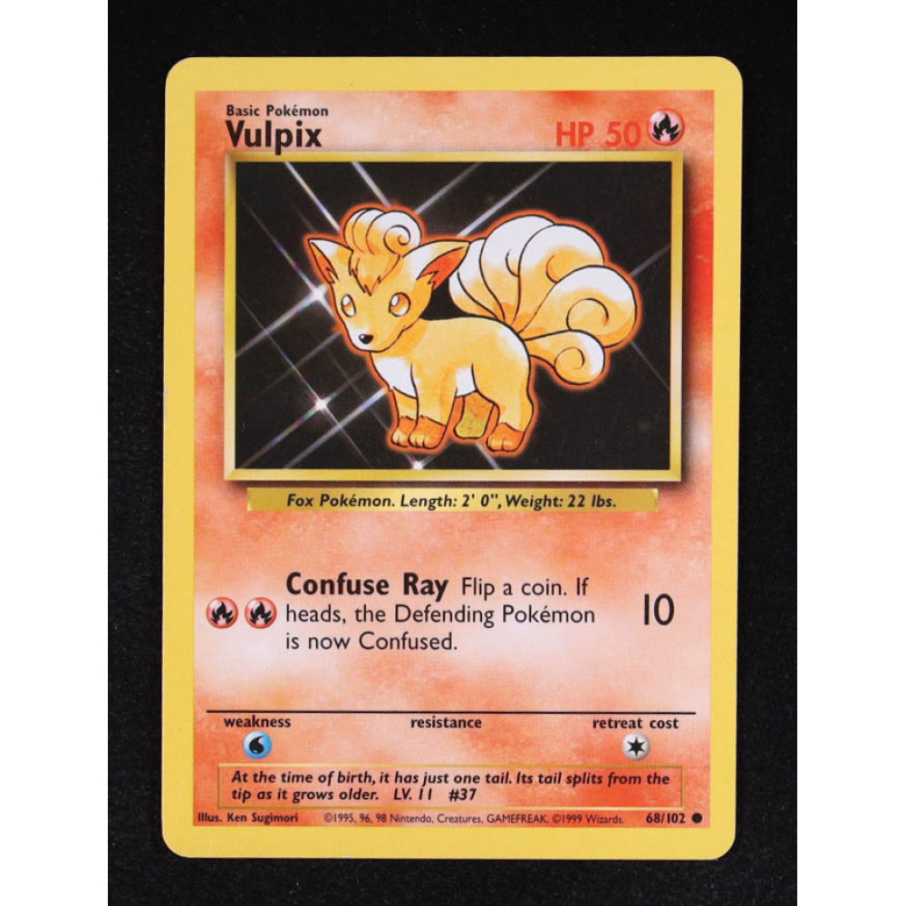 Vulpix 1999 Pokemon Base #68 at PristineAuction.com