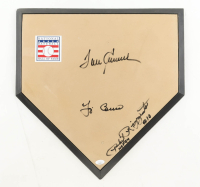 National Hall of Fame Logo Home Plate Signed by (3) Tom Seaver, Yogi Berra & Phill Rizzuto Inscribed "HOF 94" (JSA) at PristineAuction.com