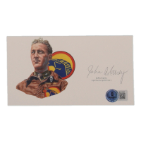 John A. Carey Signed 3x6 Cut with Portrait (Beckett) at PristineAuction.com