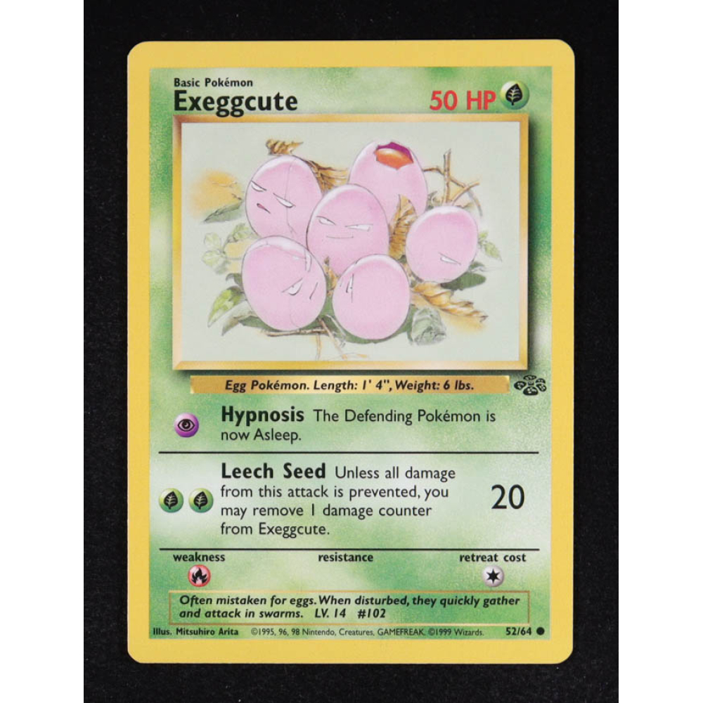 Exeggcute 1999 Pokemon Base Jungle #52 at PristineAuction.com
