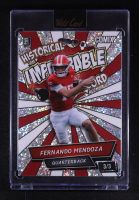 Fernando Mendoza 2025 Wild Card Comix Improbable Sparkle Silver #FM08 #3/3 RC at PristineAuction.com