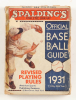 1931 Vintage "Spalding's Athletic Library" Baseball Guide at PristineAuction.com