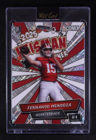 Fernando Mendoza 2025 Wild Card Comix Heisman Crosshatch Silver #FM07 #4/4 RC at PristineAuction.com