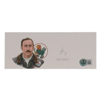 Augusto C. Bedacarratz Signed 3x7.5 Cut with Portrait (Beckett) at PristineAuction.com