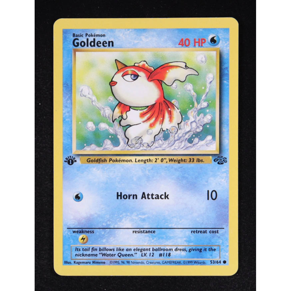 Goldeen 1999 Pokemon Base Jungle 1st Edition #53 at PristineAuction.com