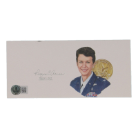 Regina C. Aune Signed 3x7.5 Cut with Portrait (Beckett) at PristineAuction.com