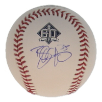 Brandon Crawford Signed OML Giants 60th Anniversary Logo Baseball (JSA) at PristineAuction.com