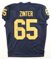 Zak Zinter Signed Jersey (JSA) at PristineAuction.com