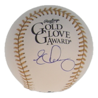 Evan Longoria Signed Gold Glove Award Logo Baseball (JSA) at PristineAuction.com