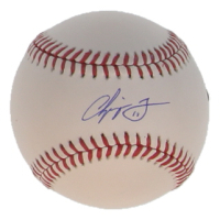 Chipper Jones Signed OML Baseball (MLB & Fanatics) at PristineAuction.com