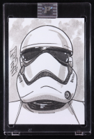 Stormtrooper | Star Wars | Original Art Sketch Card by Tom Hodges (1/1 Original Art) at PristineAuction.com