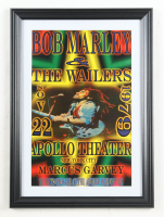 1979 "Bob Marley & The Wailers" Apollo Theater Custom Framed Concert Poster at PristineAuction.com