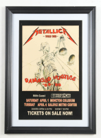 1988 Metallica "Damaged Justice" World Tour Custom Framed Concert Poster at PristineAuction.com