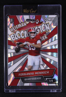 Fernando Mendoza 2025 Wild Card Comix Bloomington Lava Silver #FM09 #1/4 RC at PristineAuction.com