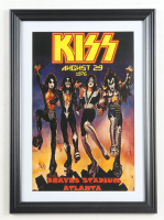 1976 "KISS" Braves Stadium, Atlanta Concert Custom Framed Poster at PristineAuction.com