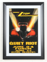 1983 "ZZ Top" Irvine Meadows Custom Framed Concert Poster at PristineAuction.com