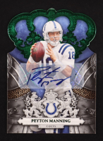 Peyton Manning 2010 Crown Royale Autographs Green #43 #01/10 at PristineAuction.com