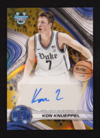 Kon Knueppel 2024-25 Bowman's Best University Best of '24 Autographs Gold Refractors #B24KKN RC #48/50 at PristineAuction.com