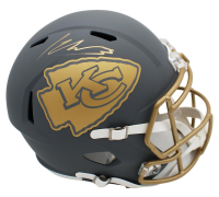 Kenneth Walker III Signed Chiefs Full-Size Slate Alternate Speed Helmet (Beckett) at PristineAuction.com