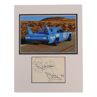 Richard Petty Signed NASCAR 11x14 Custom Matted Cut Display (ACOA) at PristineAuction.com