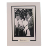 Bill Clinton Signed 11x14 Custom Matted Cut Display (ACOA) at PristineAuction.com