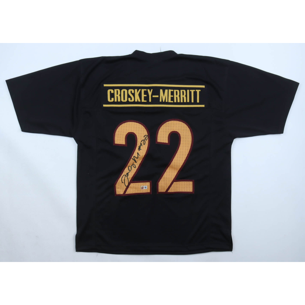 Jacory Croskey-Merritt Signed Jersey (Beckett) at PristineAuction.com