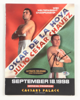 Julio Cesar Chavez Signed 1998 Cesar's Palace On-Site Fight Program (PSA) at PristineAuction.com