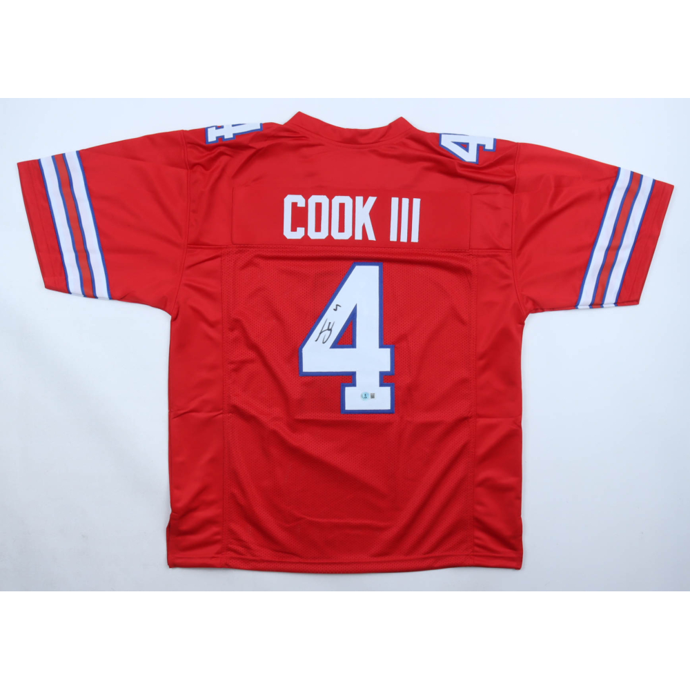 James Cook Signed Jersey (Beckett) at PristineAuction.com