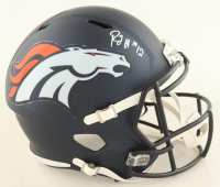 RJ Harvey Signed Broncos Full-Size Speed Helmet (JSA) at PristineAuction.com