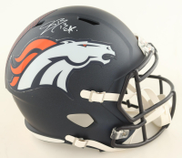 Pat Bryant Signed Broncos Full-Size Speed Helmet (JSA) at PristineAuction.com
