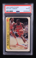 Michael Jordan 1986 Fleer Sticker #8 RC (PSA 4) at PristineAuction.com